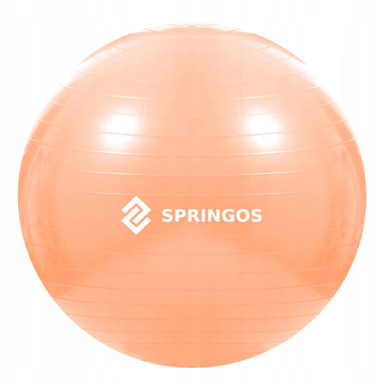 Купить Фитбол  Springos 55 cm Anti-Burst FB0010 Orange в Киеве - фото №1